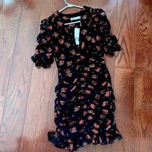 Zara floral dress